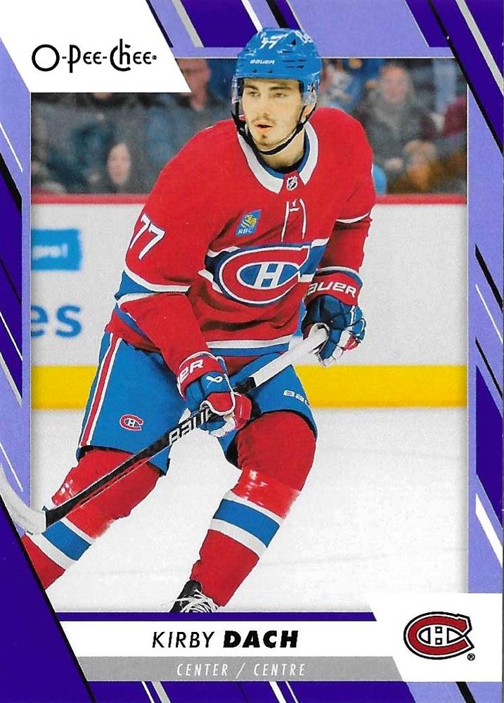 Kirby Dach #90 Montreal Canadiens | 2023-24 O-Pee-Chee Blue Border