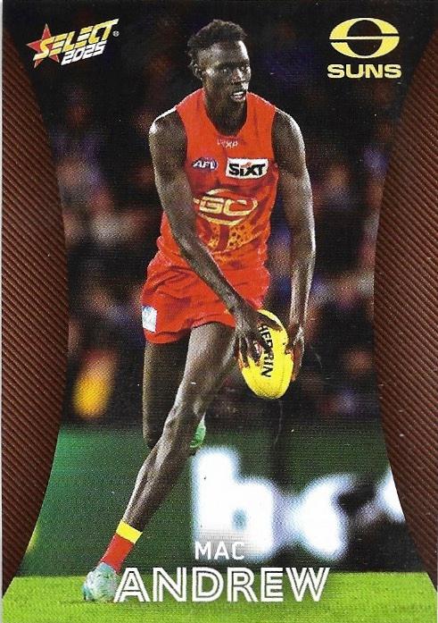 Mac Andrew #90 Gold Coast Suns | 2025 Select AFL Footy Stars
