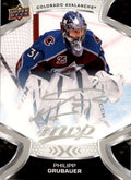Philipp Grubauer #91 Colorado Avalanche | 2021-22 Upper Deck MVP Silver Script