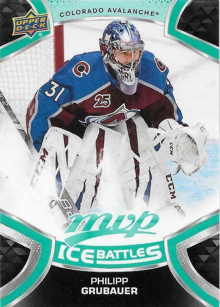 Philipp Grubauer #91 Colorado Avalanche | 2021-22 Upper Deck MVP Ice Battles