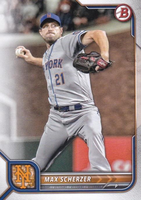 Max Scherzer #91 New York Mets | 2022 Bowman