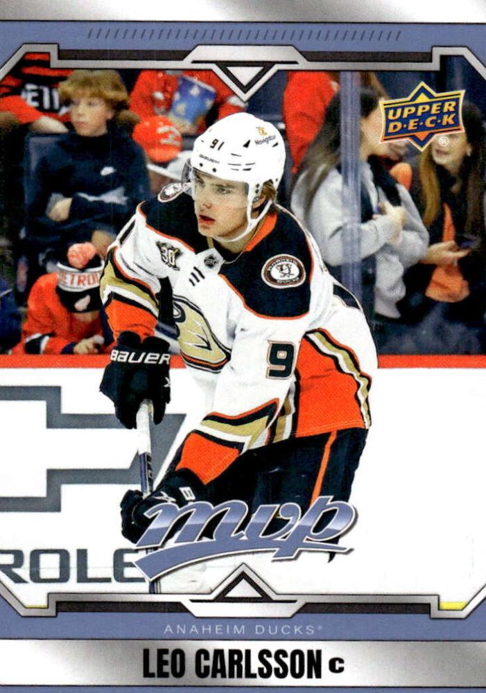 Leo Carlsson #91 Anaheim Ducks | 2024-25 Upper Deck MVP