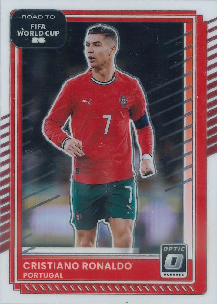 Cristiano Ronaldo #91 Portugal | 2025-26 Donruss Road to FIFA World Cup Optic Parallel