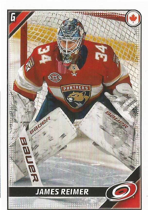 James Reimer #92 Carolina Hurricanes | 2019-20 Topps NHL Sticker Collection