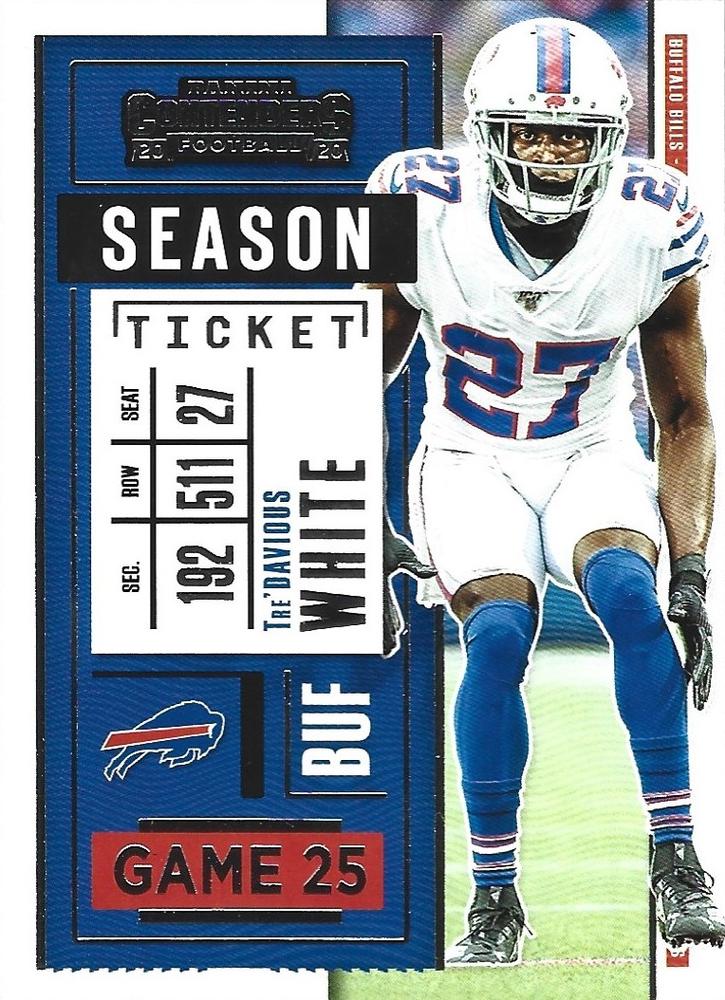Tre'Davious White #92 Buffalo Bills | 2020 Panini Contenders |  | NFL Football