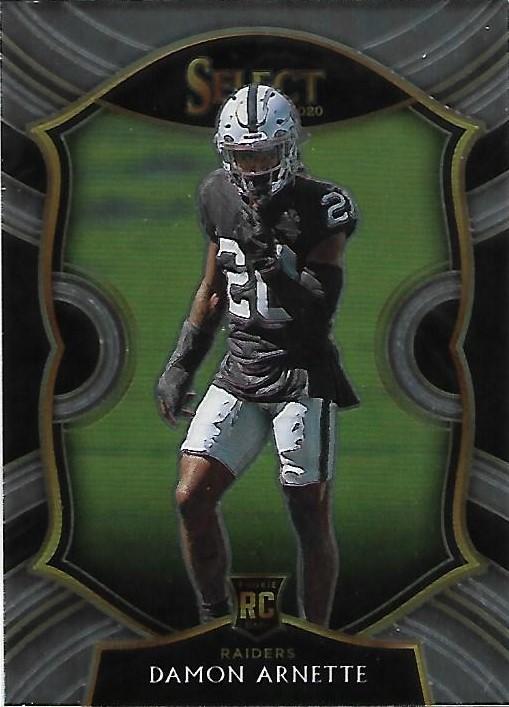 Damon Arnette #92 Las Vegas Raiders | 2020 Panini Select |  | NFL Football