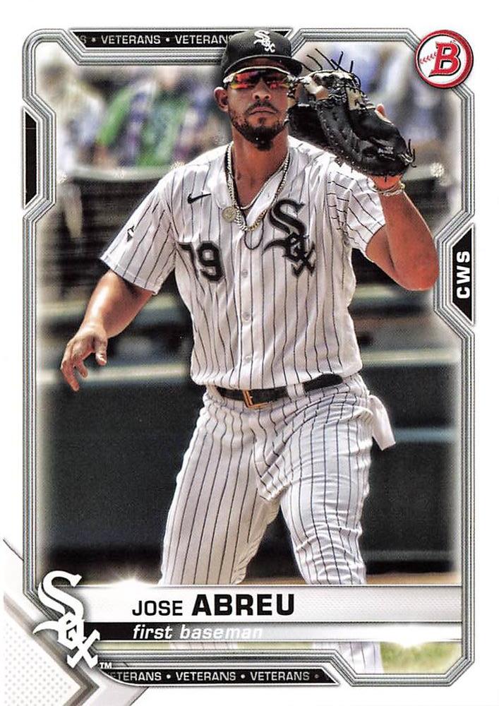 Jose Abreu #92 Chicago White Sox | 2021 Bowman