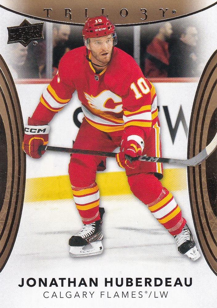 Jonathan Huberdeau #92 Calgary Flames | 2022-23 Upper Deck Trilogy