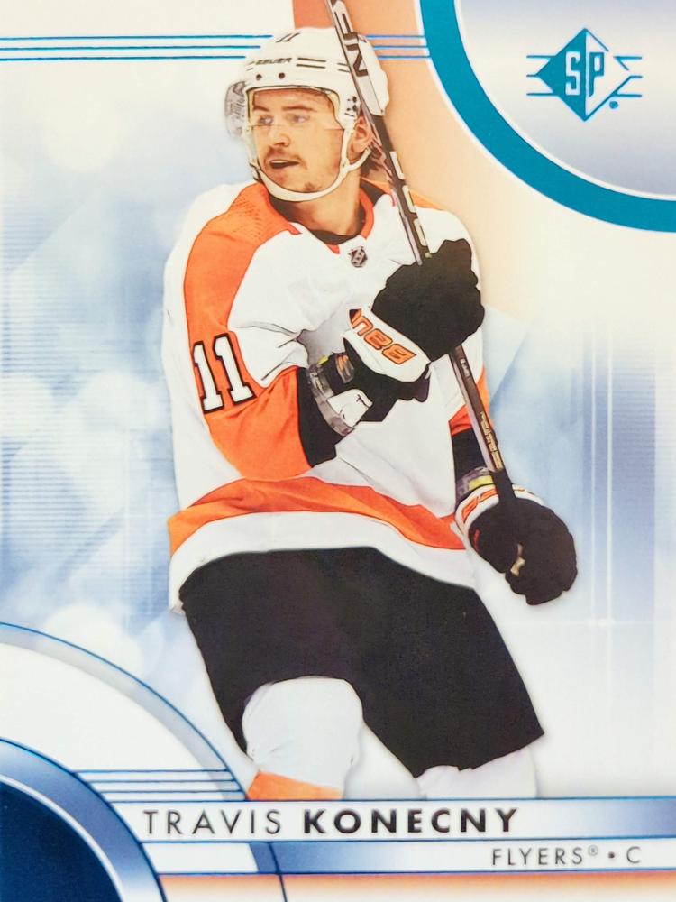 Travis Konecny #92 Philadelphia Flyers | 2023-24 SP Blue