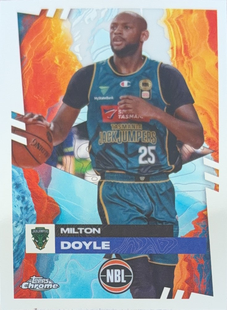 Milton Doyle #92 Tasmania JackJumpers | 2024-25 Topps Chrome NBL (front)
