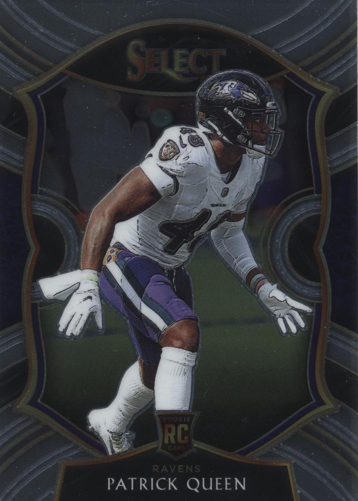 Patrick Queen #93 Baltimore Ravens | 2020 Panini Select |  | NFL Football