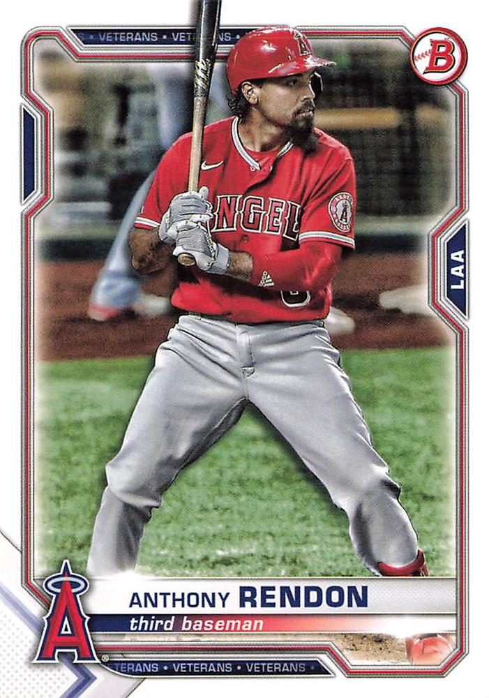 Anthony Rendon #93 Los Angeles Angels | 2021 Bowman
