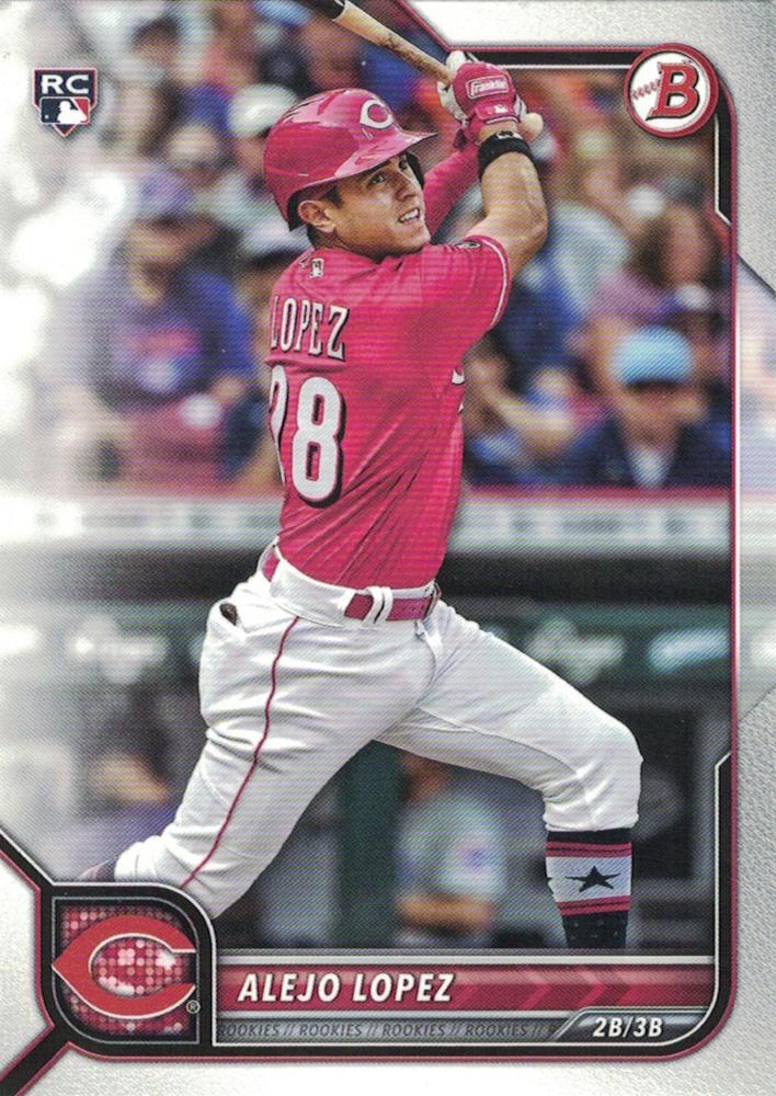 Alejo Lopez #93 Cincinnati Reds | 2022 Bowman