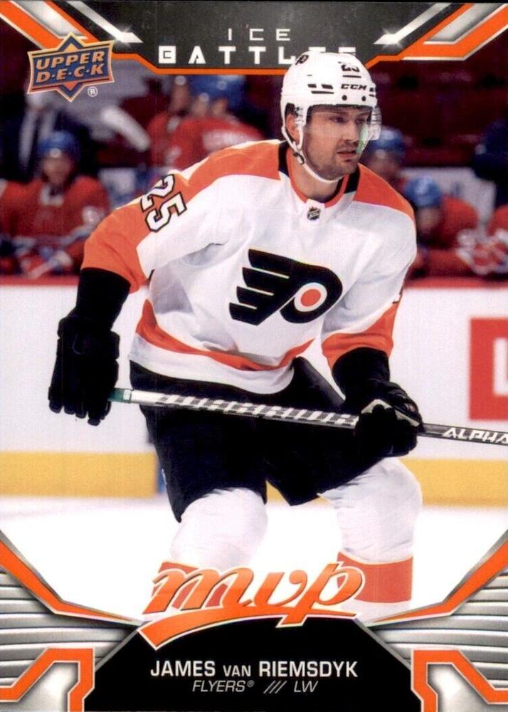 James van Riemsdyk #93 Philadelphia Flyers | 2022-23 Upper Deck MVP Ice Battles