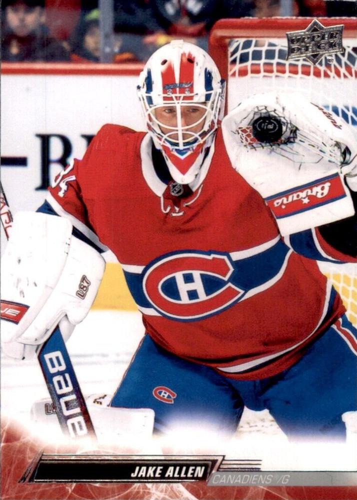 Jake Allen #93 Montreal Canadiens | 2022-23 Upper Deck