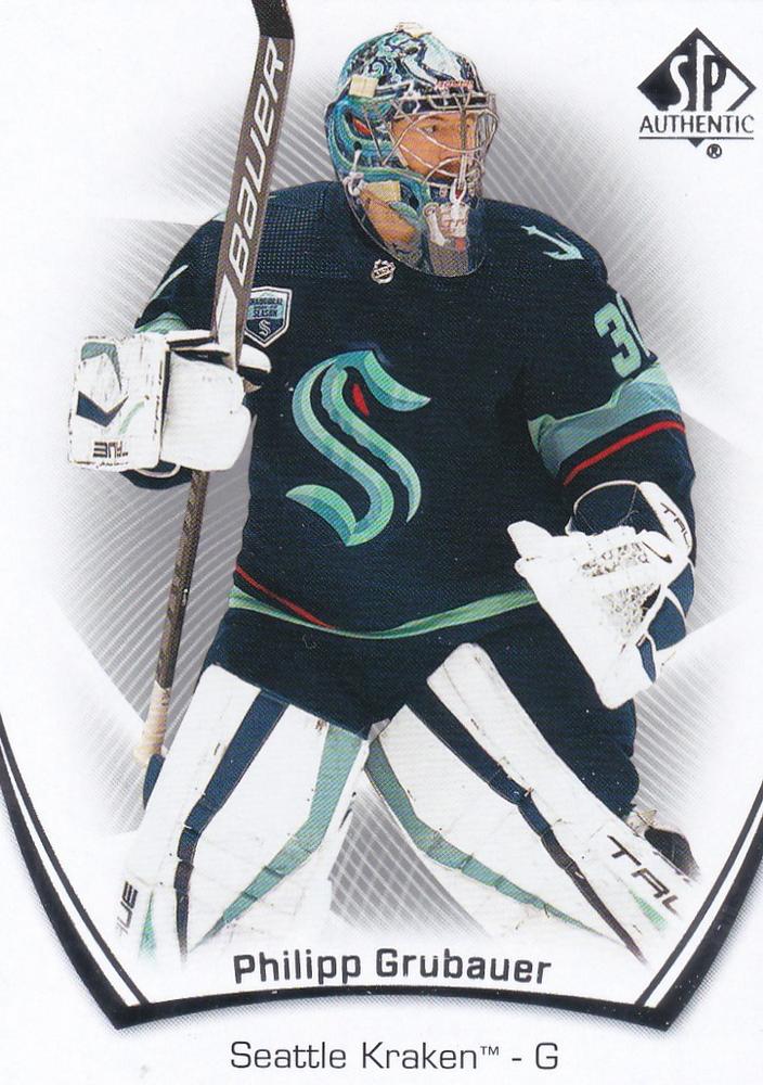 Philipp Grubauer #93 Seattle Kraken | 2021-22 SP Authentic