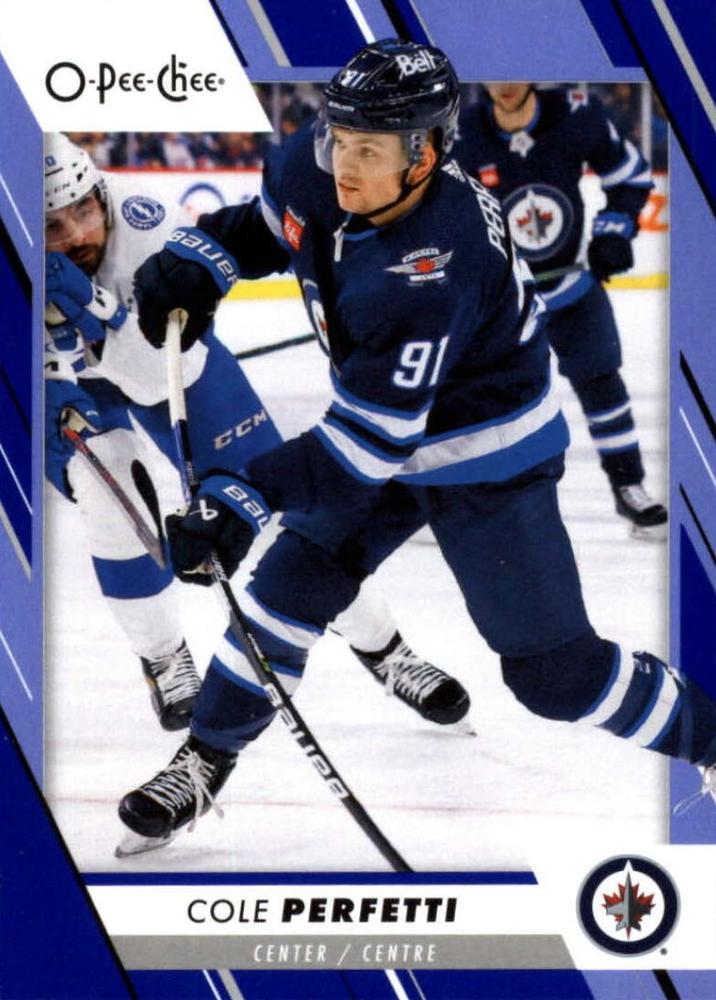 Cole Perfetti #93 Winnipeg Jets | 2023-24 O-Pee-Chee Blue Border