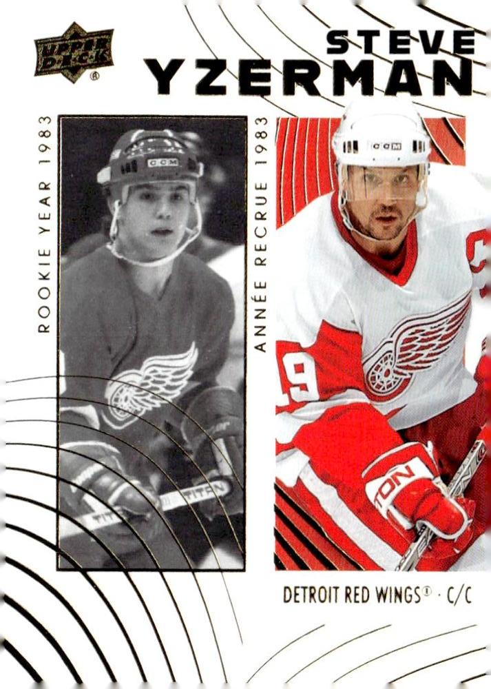 Steve Yzerman #93 Detroit Red Wings | 2024-25 Upper Deck Tim Hortons Retrospective Rookies