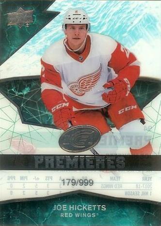 Joe Hicketts #94 Detroit Red Wings | 2018-19 Upper Deck Ice