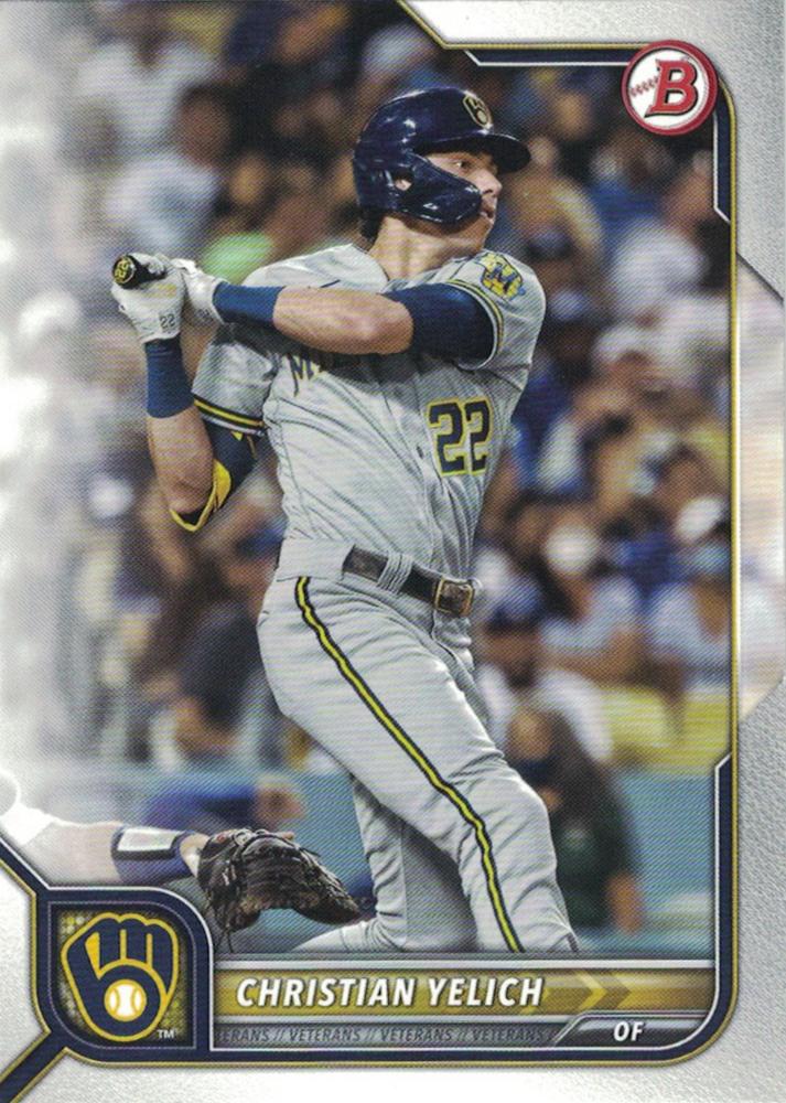 Christian Yelich #94 Milwaukee Brewers | 2022 Bowman