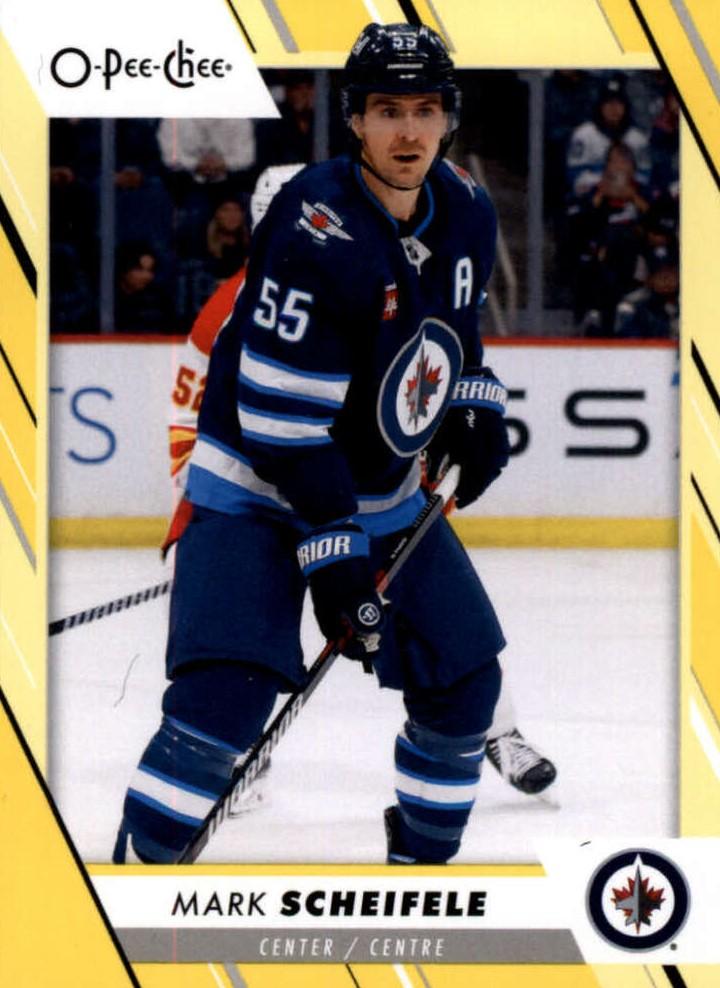 Mark Scheifele #94 Winnipeg Jets | 2023-24 O-Pee-Chee Yellow Border