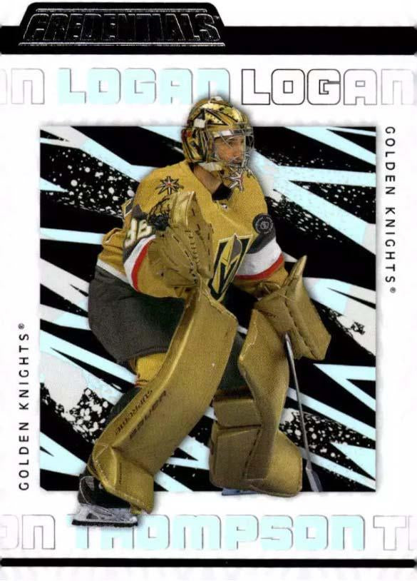 Logan Thompson #94 Vegas Golden Knights | 2023-24 Upper Deck Credentials