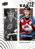 Joe Sakic #94 Boston Bruins | 2024-25 Upper Deck Tim Hortons Retrospective Rookies