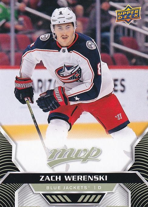 Zach Werenski #95 Columbus Blue Jackets | 2020-21 Upper Deck MVP