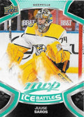 Juuse Saros #95 Nashville Predators | 2021-22 Upper Deck MVP Ice Battles