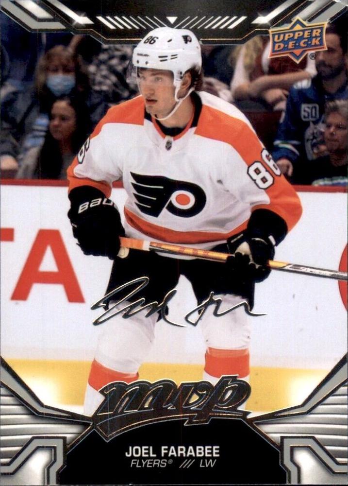 Joel Farabee #95 Philadelphia Flyers | 2022-23 Upper Deck MVP Silver Script