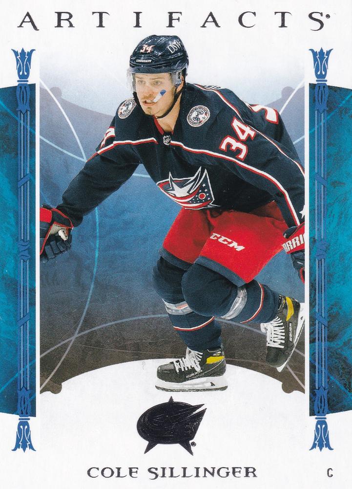 Cole Sillinger #95 Columbus Blue Jackets | 2022-23 Upper Deck Artifacts