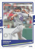 German Marquez #96 Colorado Rockies | 2020 Donruss