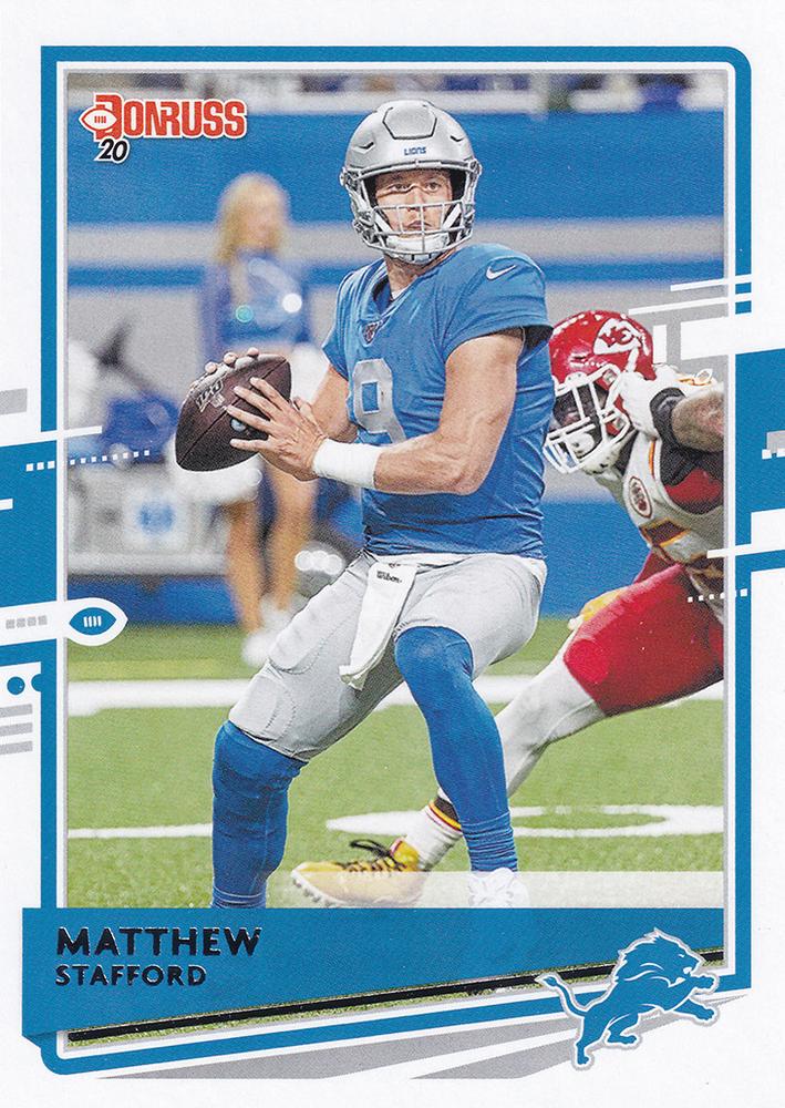 Matthew Stafford #96 Detroit Lions | 2020 Panini Donruss | NFL Football