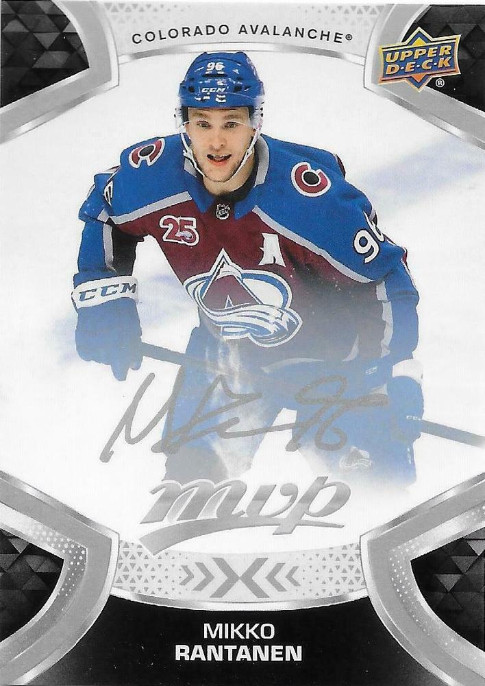 Mikko Rantanen #96 Colorado Avalanche | 2021-22 Upper Deck MVP Silver Script