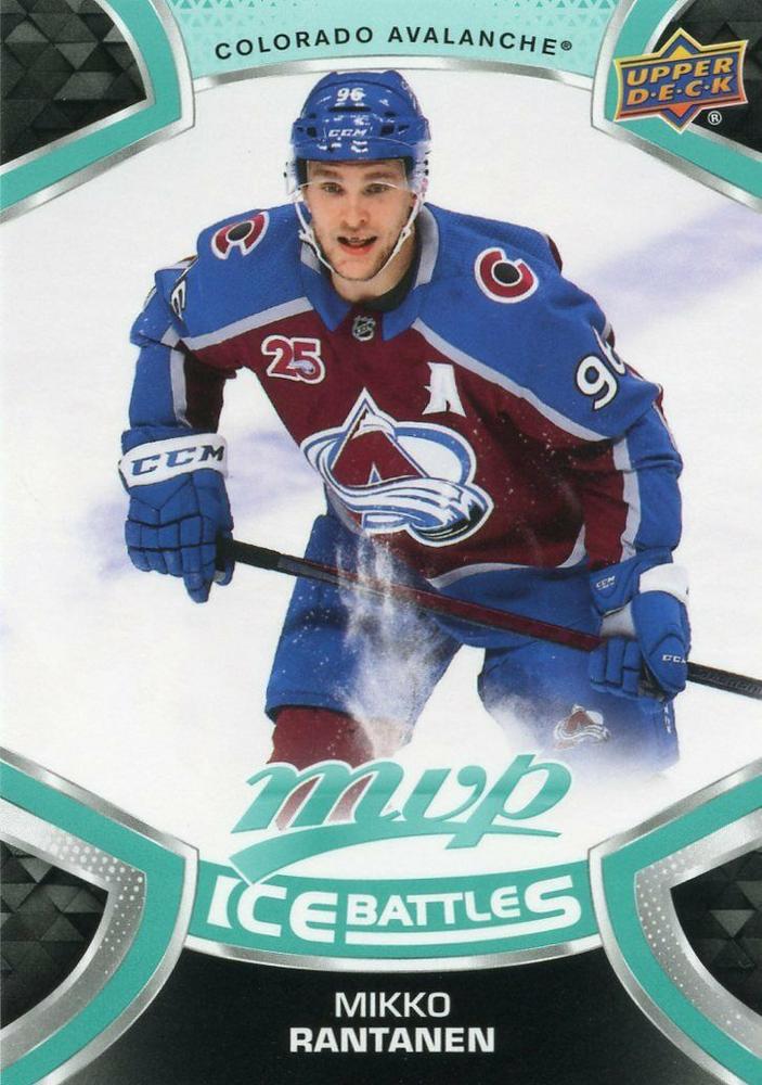Mikko Rantanen #96 Colorado Avalanche | 2021-22 Upper Deck MVP Ice Battles