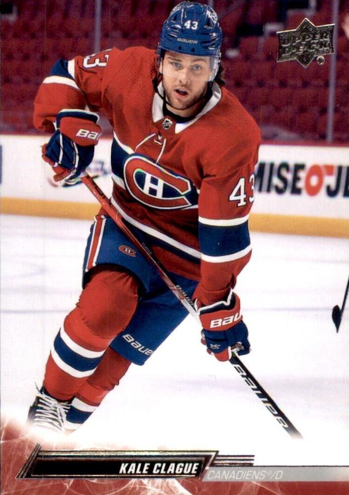 Kale Clague #96 Montreal Canadiens | 2022-23 Upper Deck