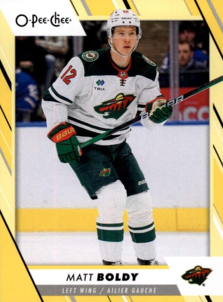 Matt Boldy #96 Minnesota Wild | 2023-24 O-Pee-Chee Yellow Border