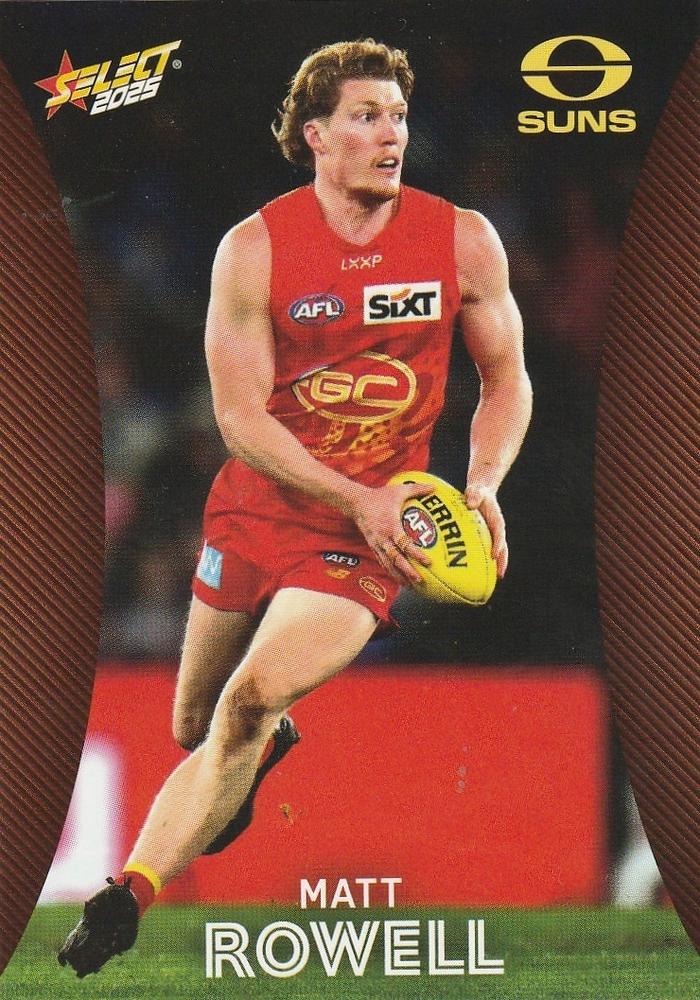 Matt Rowell #96 Gold Coast Suns | 2025 Select AFL Footy Stars