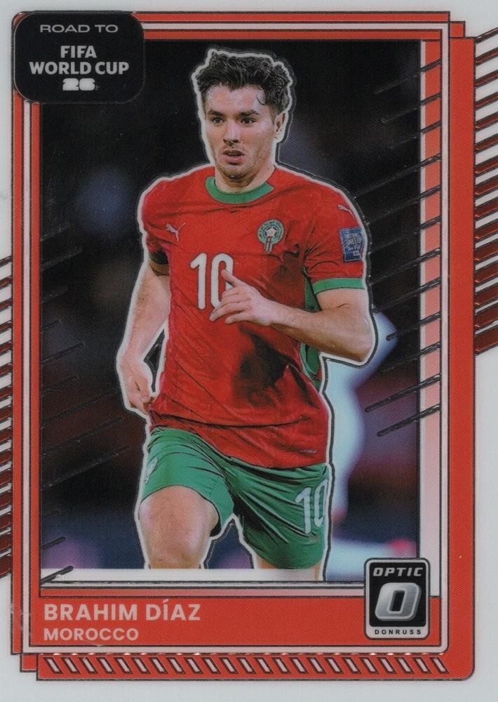 Brahim Diaz #96 Morocco | 2025-26 Donruss Road to FIFA World Cup Optic Parallel
