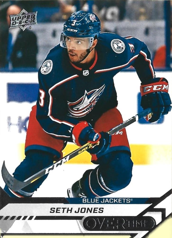 Seth Jones #97 Columbus Blue Jackets | 2020-21 Upper Deck Overtime