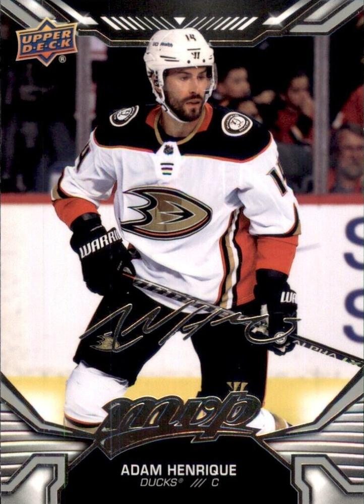 Adam Henrique #97 Anaheim Ducks | 2022-23 Upper Deck MVP Silver Script