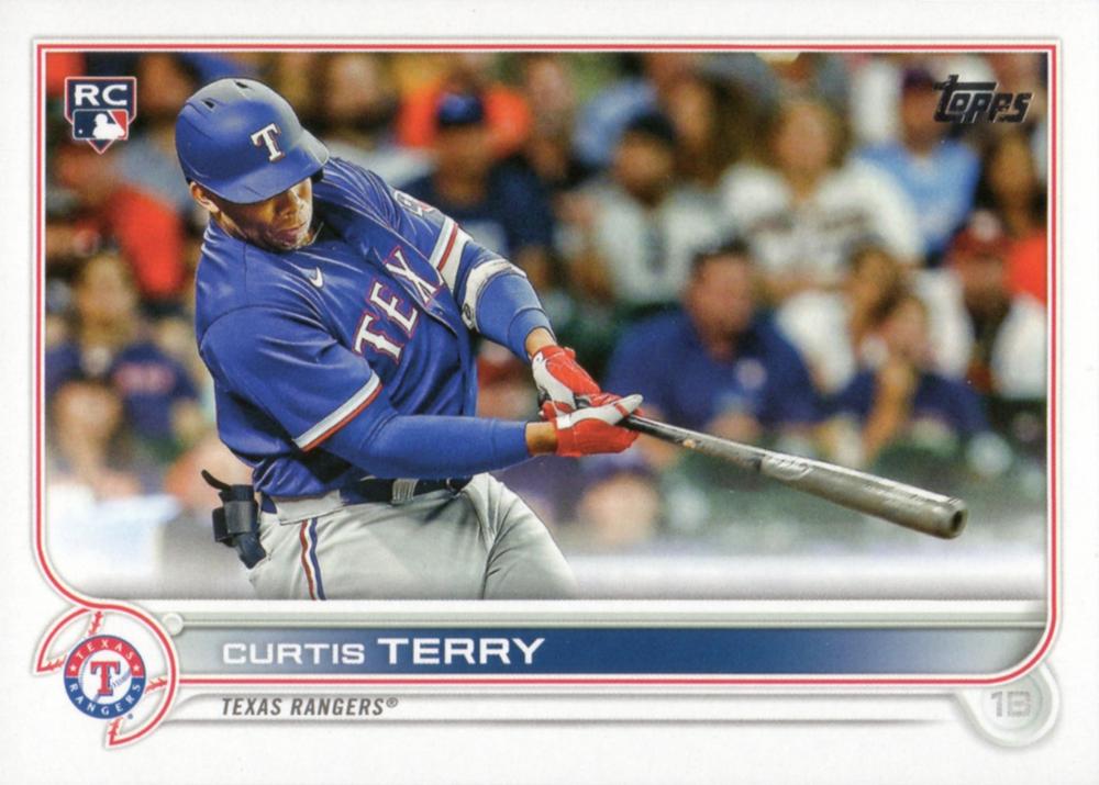 Curtis Terry #97 Texas Rangers (Factory set, Large RC logo) | 2022 Topps