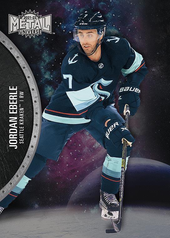 Jordan Eberle #97 Seattle Kraken | 2021-22 SkyBox Metal Universe