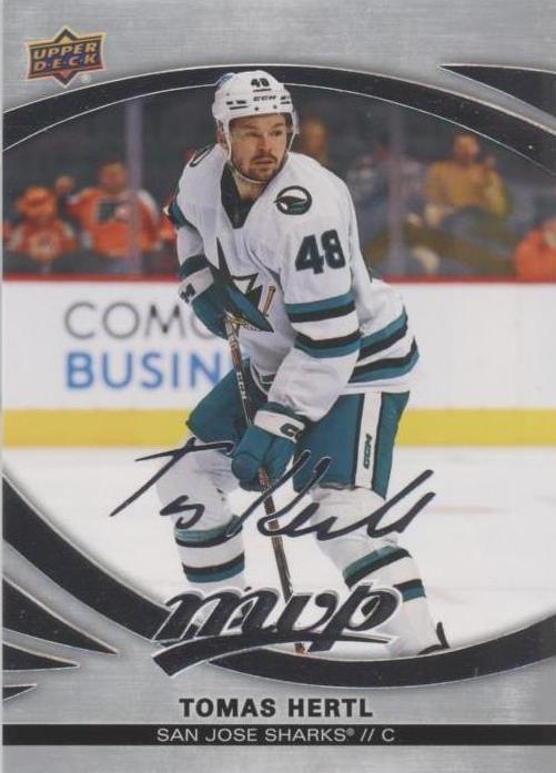 Tomas Hertl #97 San Jose Sharks | 2023-24 Upper Deck MVP Silver Script