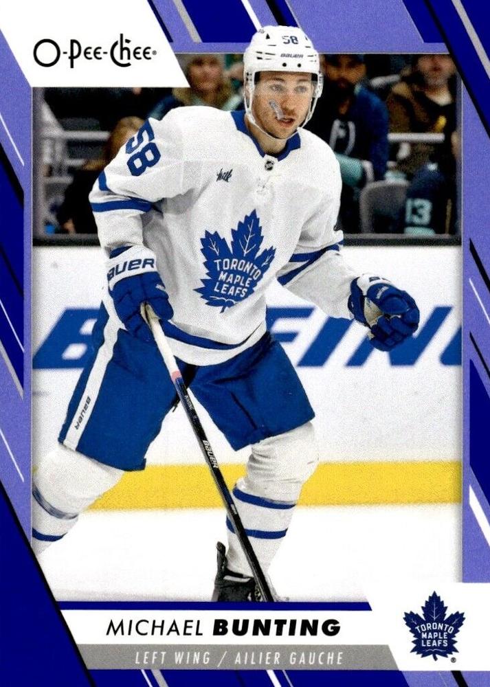 Michael Bunting #97 Toronto Maple Leafs | 2023-24 O-Pee-Chee Blue Border