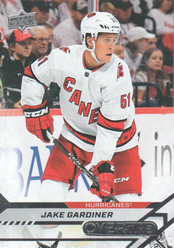 Jake Gardiner #98 Carolina Hurricanes | 2020-21 Upper Deck Overtime