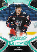 Jack Roslovic #98 Columbus Blue Jackets | 2021-22 Upper Deck MVP Ice Battles
