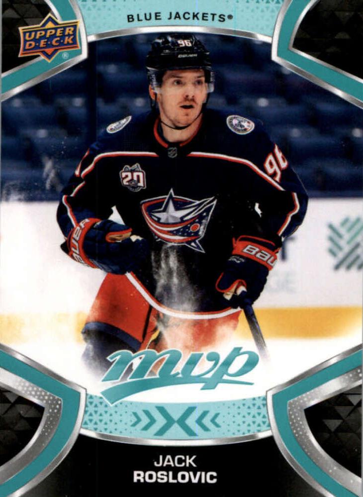 Jack Roslovic #98 Columbus Blue Jackets | 2021-22 Upper Deck MVP