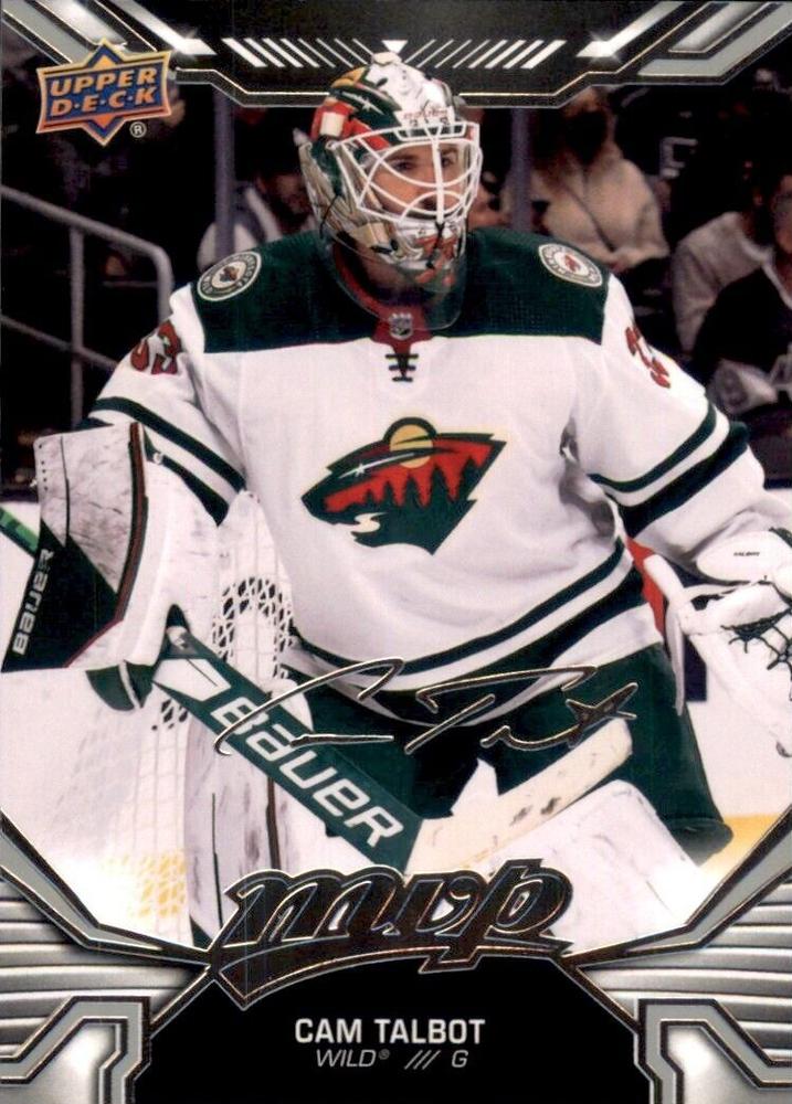 Cam Talbot #98 Minnesota Wild | 2022-23 Upper Deck MVP Silver Script