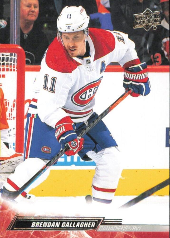 Brendan Gallagher #98 Montreal Canadiens | 2022-23 Upper Deck